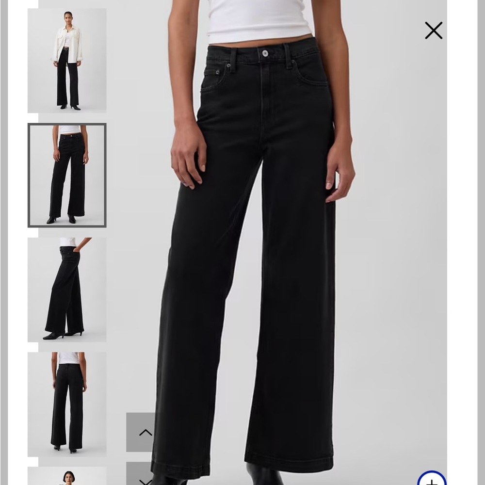 Black womens Jeans - Classic high rise Straight Fit